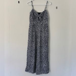 J.CREW Tie-Front Wide-Leg Floral Jumpsuit